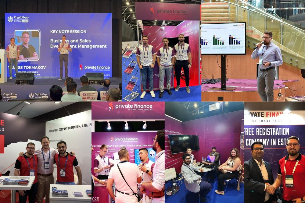 Prifinance team at international conferences and expos
